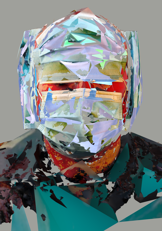 Image if the artwork entitled Mask by Jay Moy
